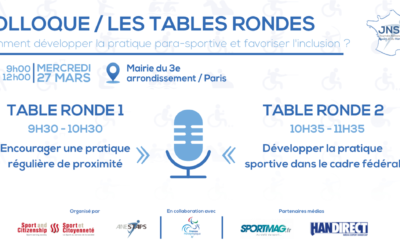 Un colloque pour encourager la pratique para-sportive et favoriser l’inclusion