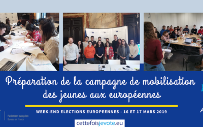 Préparation de la campagne de mobilisation des jeunes aux européennes